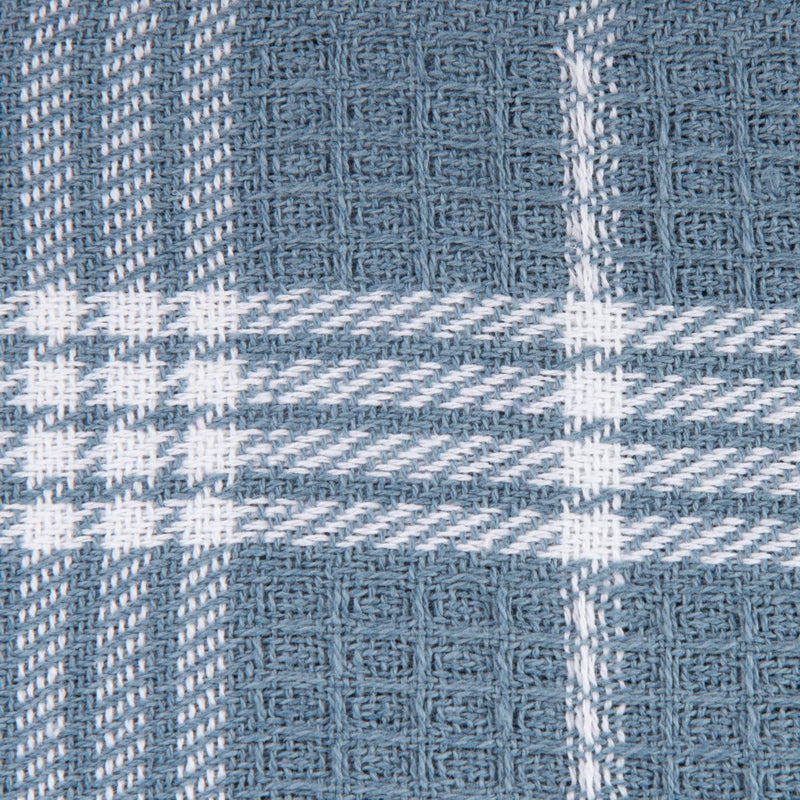 DII Waffle Weave Kitchen Collection, 100% Cotton, Kitchen Set, Blue 8 Piece - Image 3